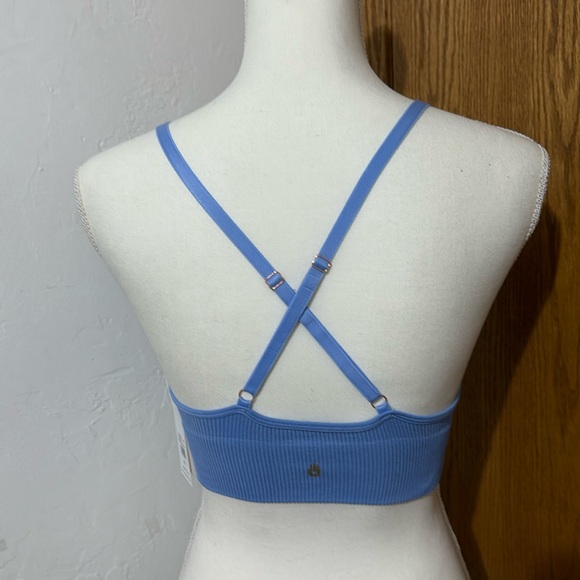 Spiritual Gangster light blue ribbed bralette size Medium - Picture 3 of 10
